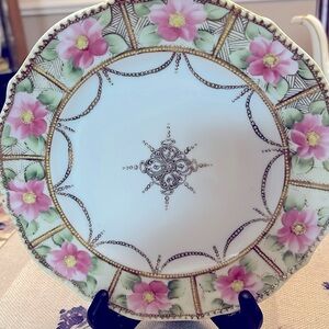 Royal vintage hand painted Nippon Art Nuvoeau plate